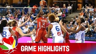 EuroBasket Women 2015 - Sandrine Gruda - Lara Sanders