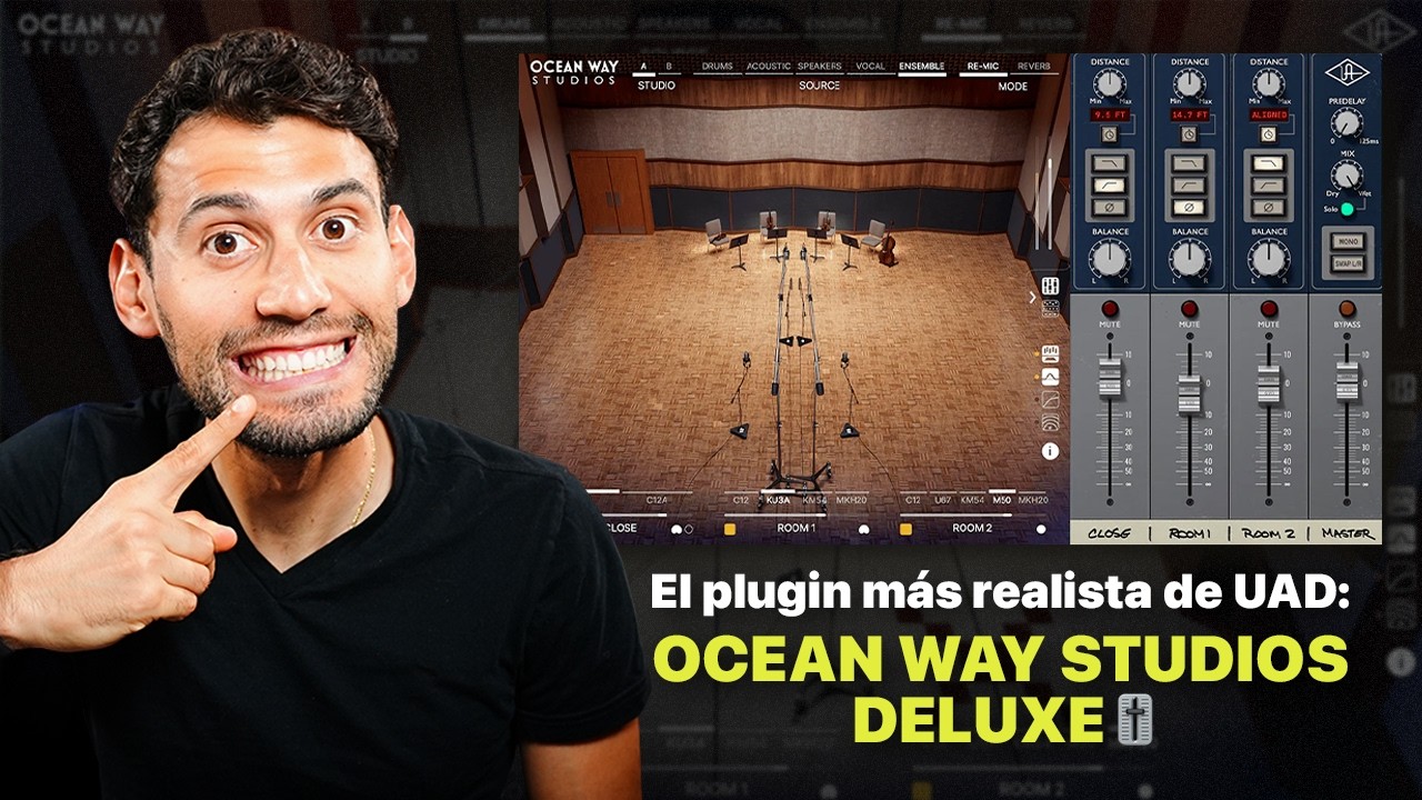 El Nuevo Ocean Way Deluxe de UAD — Tutorial Completo + Antes/Después