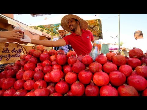 Morocco Street Food - MARRAKESH'S BEST STREET FOOD GUIDE! CRAZY Halal Food tour in Morocco!!