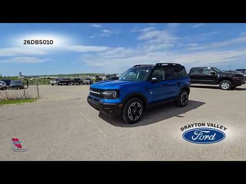 2026 Ford Bronco Sport Outer Banks 4x4 in Blue for sale at Drayton Valley Ford in Drayton Valley, AB