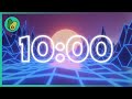 10 Minute Countdown Timer - Electric ⚡️ (4K UHD)
