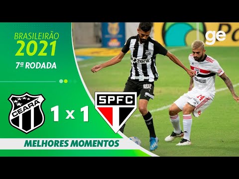 Vídeo / Ceará 1 x 1 São Paulo - Brasileirão 2021!