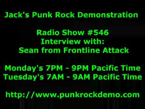 Interview with Sean from Frontline Attack on Punk Rock Demonstration Radio Show #546