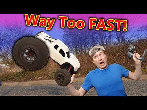 This $1200 RC Car is WAY TOO FAST What happens next is.........