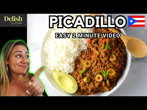 PICADILLO | Delish D'Lites | Puerto Rican Dishes