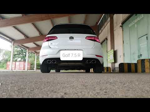 VW Golf 7 R Sound 2018 7.5 Facelift no OPF