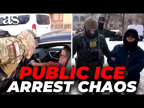 WILD SCENES in Minneapolis: ICE makes ARRESTS as crowds HONK & PROTEST