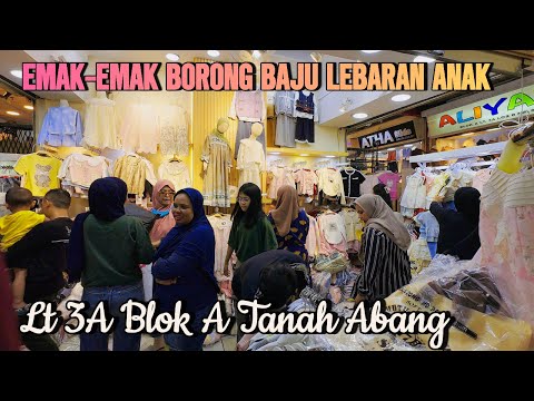 LEBARAN IS STILL OLD, BUT IN BLOCK A OF TANAH ABANG, MANY MOTHERS HAVE ALREADY BUYED LEBARAN CLOT...