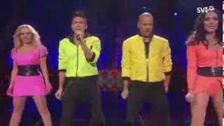 Danny Saucedo &amp; Alcazar - Not A Sinner Not A Saint - Melodifestivalen 2013