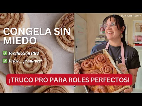 Domina la Producción de Roles de Canela: Congelar, Masa Fría y Fermentación