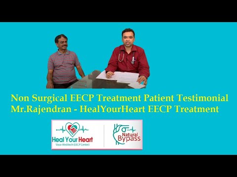 Non Surgical EECP Treatment Patient Testimonial Mr.Rajendran - HealYourHeart EECP Treatment