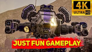 Mechwarrior 5  Mercenaries Just Fun gameplay 4K - Nightstar is incredibly good