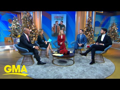 Kyle Dean Massey, Taylor Frey dish on new Lifetime holiday movie | GMA3