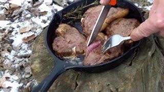 Cast Iron Cooking. "Farm to Fork Lamb Chops"