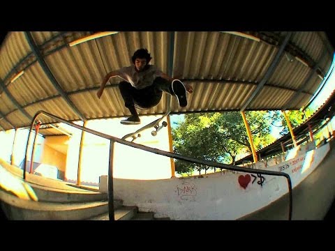 Skating huge gaps and big rails with Thaynan Costa