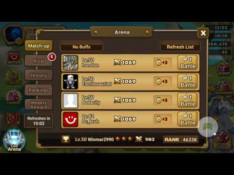 Summoners War Lagmaron (Wind Chimera) Arena Test