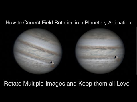 Correct Field Rotation in Planetary Animations