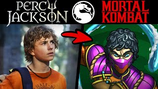 What if PERCY JACKSON Characters Were in MORTAL KOMBAT?! (Story & Speedpaint)