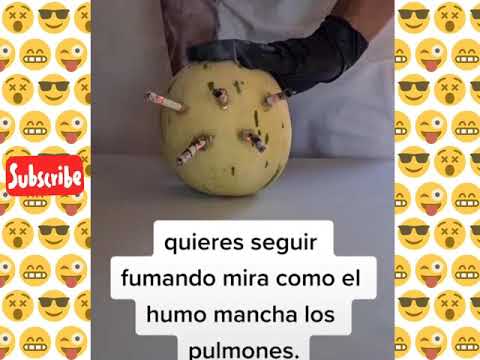 quieres seguir fumando mira si fumas que pasa ???🤔