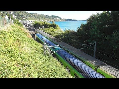 Irish Rail 8300 and 29000 Class Trains - Killiney Station, Dublin