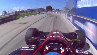 Robert Wickens Onboard Dual of Detroit Race 1 2018
