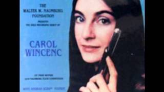 Carol Wincenc, Flute, Andras Schiff, Piano. Poulenc Sonata for Flute and Piano