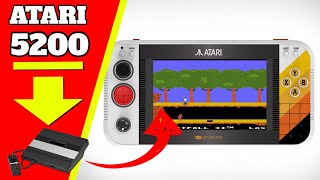 Atari Gamestation Go - Lets Play Atari 5200 Games - Side Loaded Roms