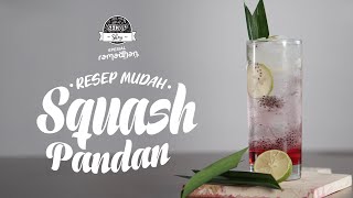SEDAP SKOY: Ice Squash Pandan, Minuman Segar untuk Berbuka Puasa