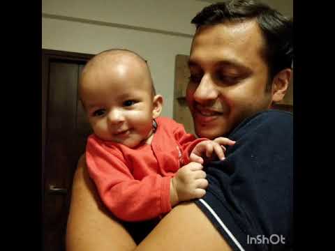 First Father's day wish from Tashvi Tanaya to Papa