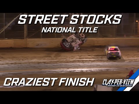 Street Stocks | Craziest Finish Ever - National Title - Bunbury - 5th Mar 2023 | Clay-Per-View