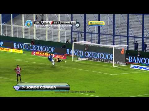Gol de Correa. Vélez 1 Estudiantes 1. Fecha 9. Torneo Final 2014. Fútbol Para Todos
