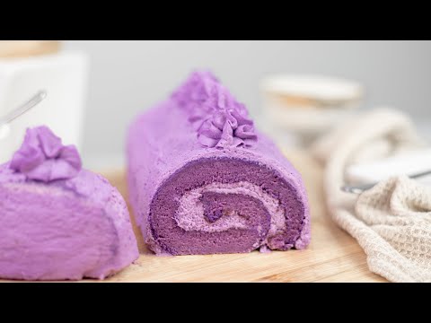 How to Make Ube Cake Roll | Easy Recipe