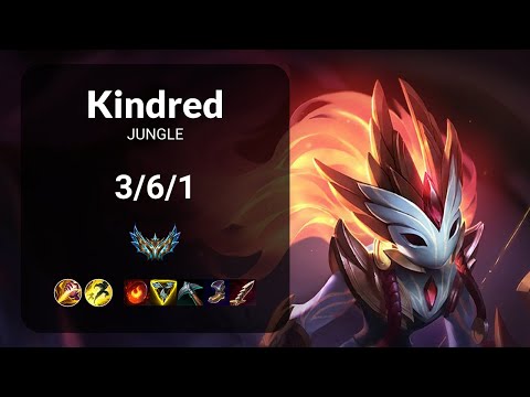 Kindred vs Skarner JUNGLE - KR CHALLENGER Patch 14.24