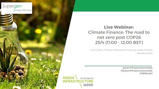 Green Infrastructure Week: Climate Finance Webinar