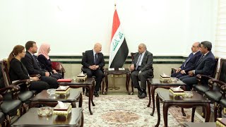 رئيس مجلس الوزراء السيد عادل عبد المهدي يستقبل رئيس فريق التحقيق بجرائم داعش