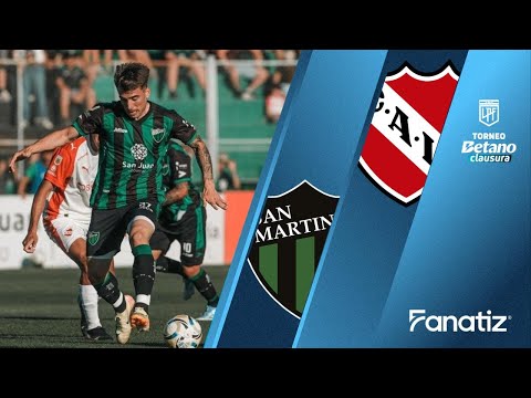 San Martín San Juan 1 vs 0 Independiente - Game Highlights | #torneoclausura2025