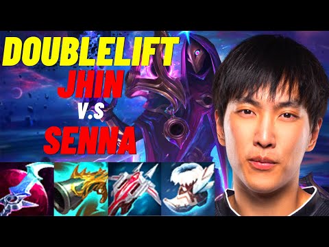 DOUBLELIFT PLAYS JHIN VS SENNA ADC |NA MASTER PATCH 11.4| [League of Legends] Full Gameplay