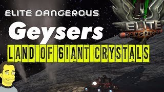 Elite Dangerous Horizons - Colonia Geysers, Crystals | Road to Colonia