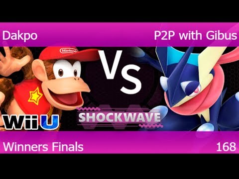 SW 168 - FX | Dakpo (Diddy) vs P2P with Gibus (Greninja, Lucario) Winners Finals - Smash 4