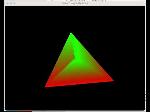 保健学科 アップル公式サンプル Hello Triangle 魔改造