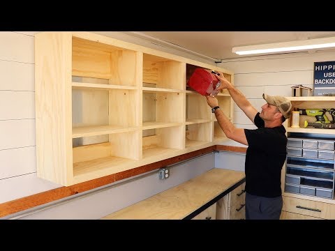 Shop Shelving using French Cleats - Easy How To
