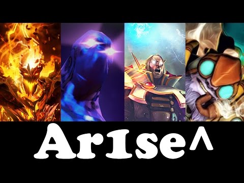 Ar1se^ 7300 MMR PLAYS WITH 4 HEROES - Ranked Gameplays - Dota 2