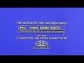MPAA Rating Card PG 1986