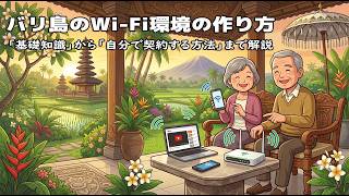 【バリ島シニア移住】バリ島の家にWifiがない!?快適なネット環境を自分で作る方法とは?