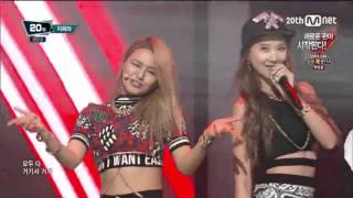 Z.Hera feat. Euaerin of 9Muses in M Countdown (7/30/2015)