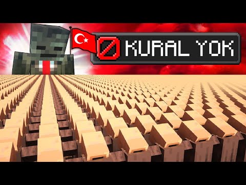 GROX BUILDS CIVILIZATION WITH 1,000,000 VILLAGERS (Turkish Voiceover)