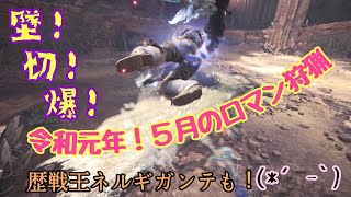 【MHW】歴戦王ネルギガンテも！５月の狩猟まとめで令和初ロマン狩り！