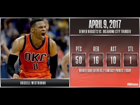 The Game Russell Westbrook got a 50 Pt Triple Double vs Nuggets - Makes History