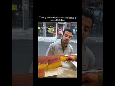 The way he looked at him when he turned it around killed me 😂👀