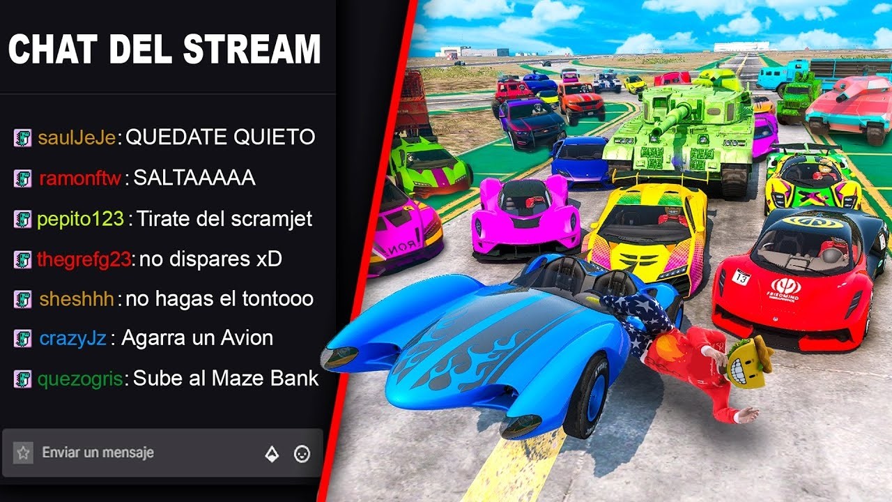 TODOS CONTRA MI PERO EL CHAT ME DICE QUE HACER! - GTA 5 ONLINE